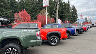 2024 Toyota Tacoma owner returns truck after 9000 for 2023 Toyota Tacoma lot full of used 24 Tacoma [upl. by Aluin]