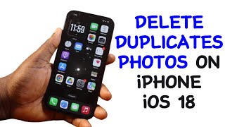 How to Delete Duplicate Photos on iPhone iOS 18 [upl. by Ditzel631]