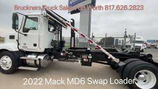 B0137P USED 2022 Mack MD6 Swap Loader [upl. by Neillij]