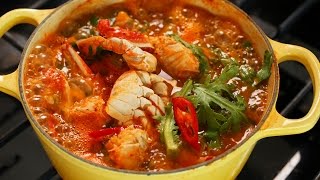 Korean crab stew Kkotgetang 꽃게탕 [upl. by Sedgewick44]