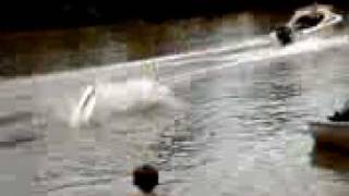 water ski jump stack crash [upl. by Anairo]