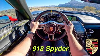 Porsche 918 Spyder POV Drive Review 060mph 22s [upl. by Chasse899]