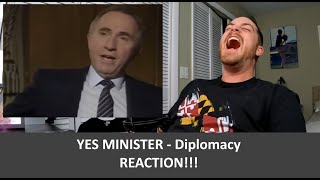 American Reacts to YES MINISTER  Diplomacy is about surviving until the next century REACTION [upl. by Aeynod]