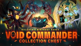 AQW  Void Commander Collection Chest  Nulgaths Birthday RARES 2024 10K Chest [upl. by Celestyn32]