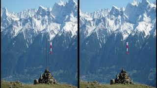 Septemberschnee in den Alpen Südtirol Prämajur  Watles 3D 4K Diaschau [upl. by Hsital]