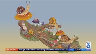 Rose Parade Float Preview Cal Poly [upl. by Ilera]