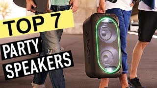 BEST 7 Party Speakers 2019 [upl. by Fullerton]