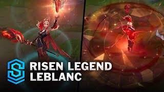 Risen Legend LeBlanc Skin Spotlight  PreRelease  PBE Preview  League of Legends [upl. by Julieta]