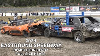 2024 Eastbound Park  Demolition Derby  Big Car Heats [upl. by Sakovich]