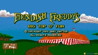 Fiendish Freddys Big Top o Fun gameplay PC Game 1989 [upl. by Nnaitak]