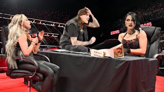 WWE 22 September 2024 Liv Morgan vs Rhea Ripley match Contract Signing at Raw  Raw full Highlights [upl. by Decrem379]