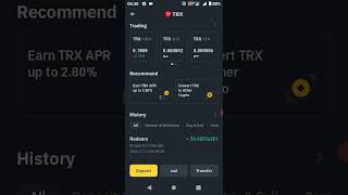 Binance auto invest trx crypto trxcloudminingwebsitesignupbonus5000trxwithdrawproof btcbr [upl. by Airrotal]