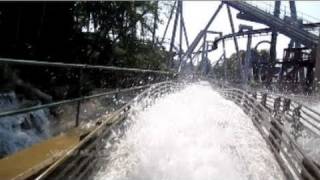 Coal Cracker log flume Front Seat onride HD POV Hersheypark [upl. by Deeann]