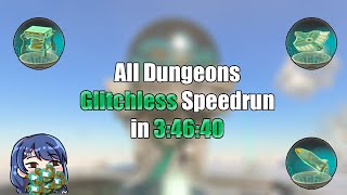 All Dungeons Glitchless speedrun 121 in 34640  The Legend of Zelda Tears of the Kingdom [upl. by Nyrahs]