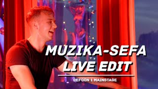 MuzikaSefa Live Edit Defqon1 Main stage Weekend Festival 2019 4KHD [upl. by Marentic]