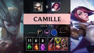 Camille Top vs Fiora Rampage  EUW Master Patch 1423 [upl. by Etnoled602]