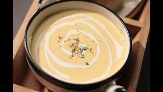 Cream of Chicken Soup  Sanjeev Kapoor Khazana [upl. by Aekin]