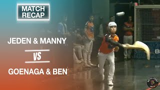 FALL 2023 BATTLE COURT CHAMPIONSHIP  MATCH 1 JEDEN amp MANNY vs GOENAGA amp BEN DIV 4 DOUBLES [upl. by Uball]