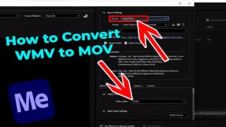 How to Convert WMV to MOV Using Adobe Media Encoder [upl. by Aryamoy]