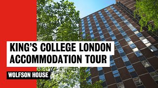 Wolfson House accommodation tour  Kings College London [upl. by Odragde]