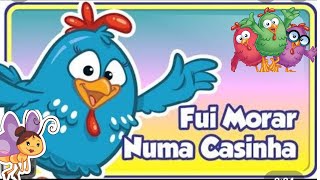 Fui morar numa casinha Bob Zoom  Galinha Pintadinha Galinha Pintadinha Mini música infantil [upl. by Navetse]