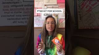 School PTSD Coping Kit for Teens 🎒💚 shorts  Helpful Items to Pack for Coping with PTSD at School [upl. by Eiveneg]