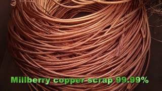 Millberry copper Scrap 9999 Purity for Sale [upl. by Ivana]