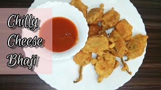 Chilly Cheese Bhaji  Bhaji Recipe [upl. by Auqenahs]