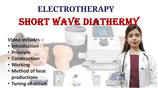 Shortwave Diathermy  part 1 principle  construction  working  tuning of machine circuit [upl. by Hairym154]