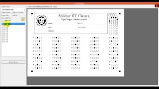 OMRSoft © OMR Software OMR Sheet Checking [upl. by Goody]