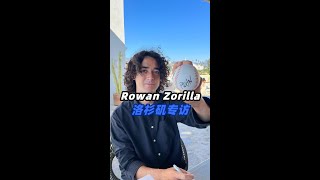 Rowan Zorilla Interview in LA [upl. by Nylorac927]