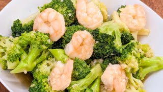 Shrimp And Broccoli Stir Fry  Low Carb Recipe  Garnelen Mit Brokkoli  Easy Chinese Recipes [upl. by Woodford680]