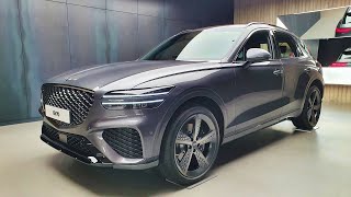 The New 2022 Genesis GV70 INTERIORFolding Seat WalkaroundLuxury SUV [upl. by Ylenaj]