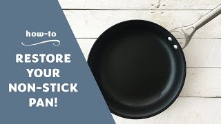 How to Restore a NonStick Pan [upl. by Avitzur310]