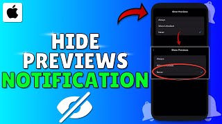 How To HIDE NOTIFICATION PREVIEWS From Lockscreen On Iphone Step By Step [upl. by Teeter214]