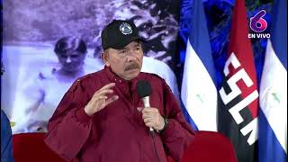 Daniel Ortega confiesa robo de propiedades en Nicaragua y advierte a bancos [upl. by Euqinehs]