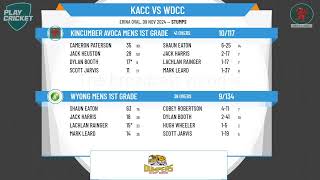 Kincumber Avoca Mens 1st Grade v Wyong Mens 1st Grade [upl. by Derina]