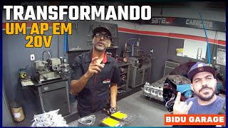 QUAL MODIFICAÇÃO FAZER PARA UM MOTOR AP RECEBER UM CEBEÇOTE 20Vbidugarage [upl. by Seigel845]