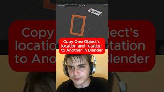 Copy One Objects location and rotation to Anoth in Blender [upl. by Amjan3]