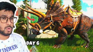 HOW I TAMING 2 DINO TRICERATOPS amp PTERANODON GOT TECH RAPTOR In ARK SURVIVAL 6 [upl. by Atenaz805]