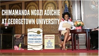 Chimamanda Ngozi Adichie on Feminism addressing recent transgender video book signing etc [upl. by Ardnuat]