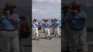 Bluff Point Quahog Diggers Band history americanrevolution parade [upl. by Vachil873]