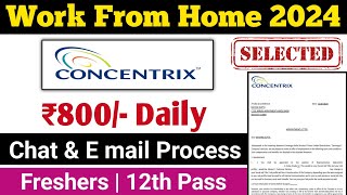 Concentrix Work From Home Job  Chat Process Jobs Work From Home  Online Jobs At Home [upl. by Konikow692]