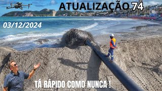 Atualização 74  Engorda da Praia de Ponta Negra  OBRA CHEGA NO KINGS FLAT HOTEL TERÇA MOVIMENTADA [upl. by Westphal443]