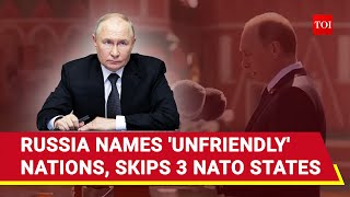 Putin Calls Out AntiRussia Nations 3 NATO Countries Missing  Watch Who They Are [upl. by Asiat]