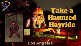 Los Angeles Haunted Hayride 2023 Full Ride POV [upl. by Yrrah]