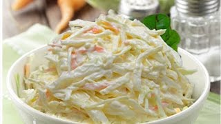 Coleslaw recipe  3 tips for worlds best slaw [upl. by Linsk]