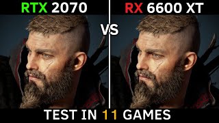 RTX 2070 vs RX 6600 XT  Test In 11 Games  1080p  1440p [upl. by Viquelia]