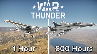 I Played 800 HOURS of War Thunder and got to TOP TIER [upl. by Oicram]