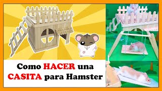 Como Hacer una CASITA para MASCOTAS roedores FACIL  How to make little hamster house [upl. by Mehta]